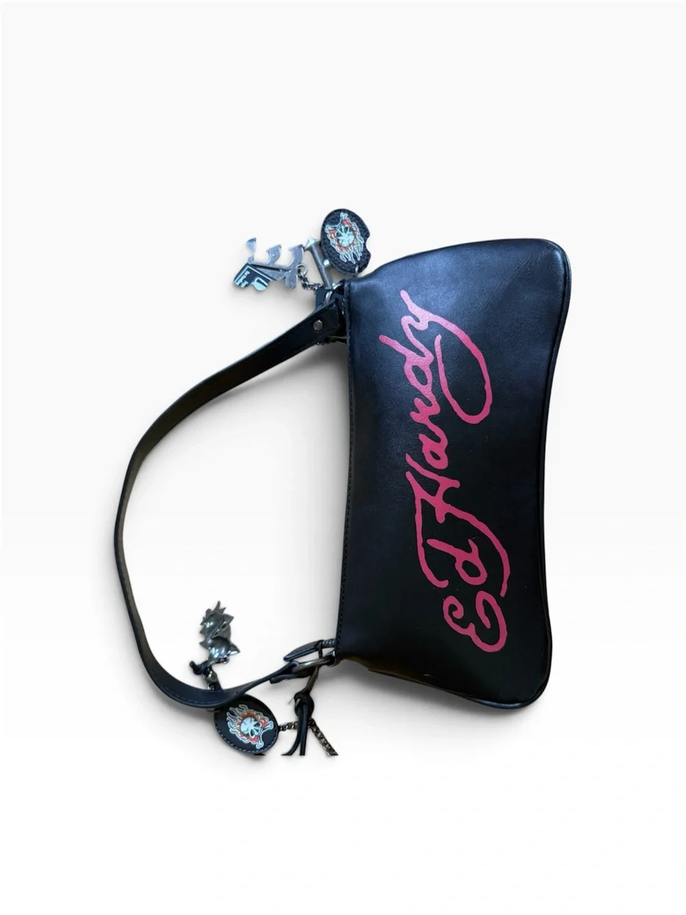 Ed Hardy- NWT! “Live Fast Die Hard” Embroidered Eagle Shoulder Bag